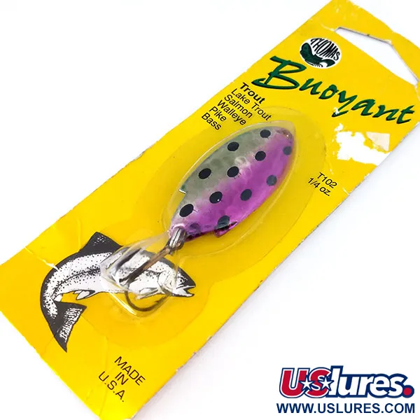   Thomas Buoyant , 1/4oz Hammered Purple fishing spoon #14466