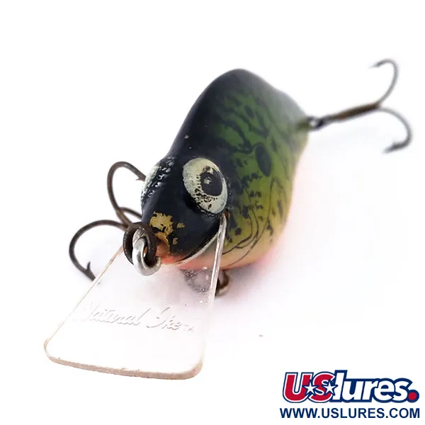 Vintage   Lazy Ike Natural Ike, 1/2oz Perch fishing lure #10487