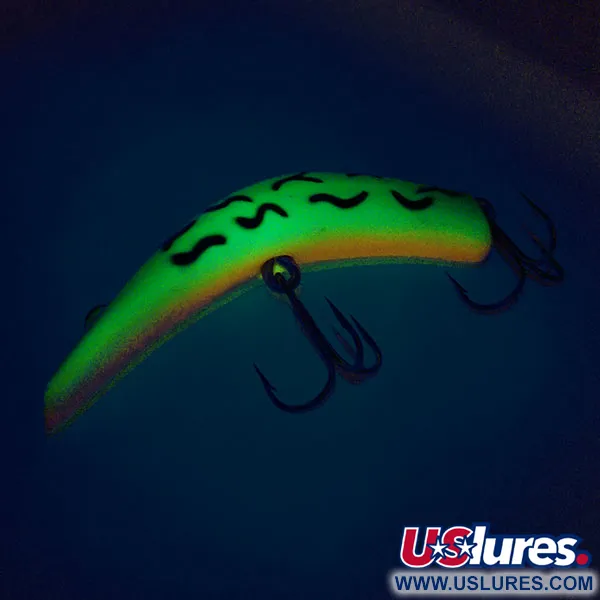 Vintage   Lazy Ike, 1/4oz Fire Tiger fishing lure #10593