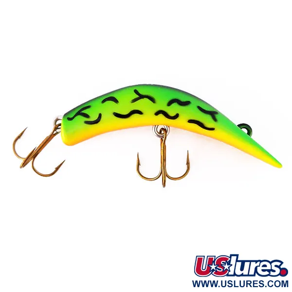 Vintage   Lazy Ike, 1/4oz Fire Tiger fishing lure #10593