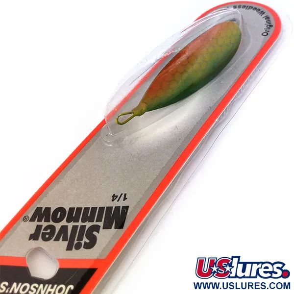   Johnson Silver Minnow, 1/4oz  fishing spoon #22728