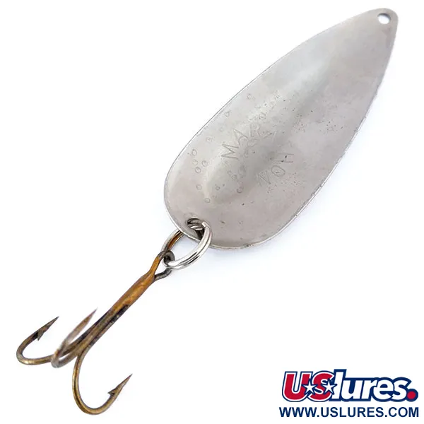 Vintage  Marathon  Marathon, 1/2oz Nickel fishing spoon #10719