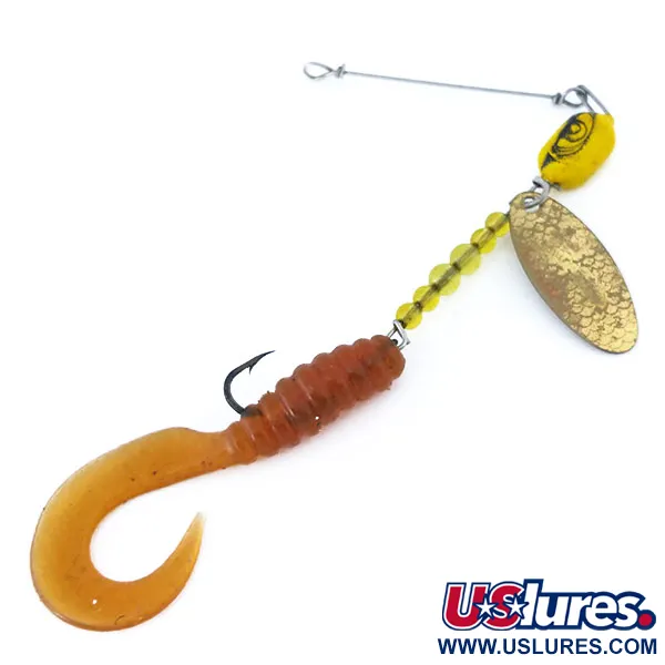 Vintage  Yakima Bait Worden’s Original Rooster eye, 1/3oz Brass fishing #11011