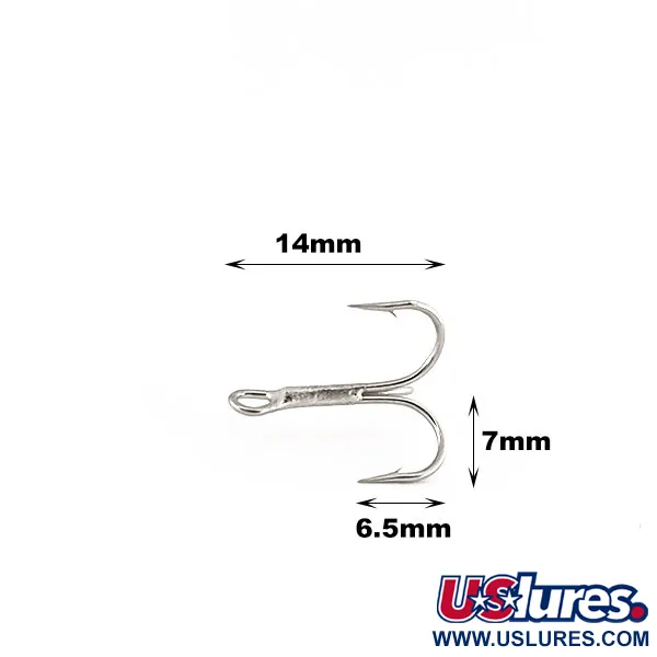   Treble Hook Eagle Claw #10 3925 M,  Silver fishing #12719