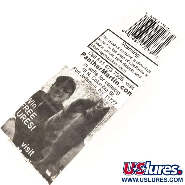   Panther Martin Weed Wing​, 1/2oz Gold fishing spoon #17523