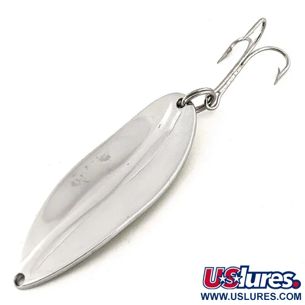 Vintage  TODDCO Main liner UV, 3/4oz Nickel/Green UV fishing spoon #17843