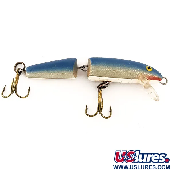Vintage   Rapala Jointed J7, 1/8oz SB (Silver Blue) fishing lure #15767