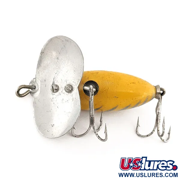 Vintage   Kmart Kresge #304, 3/16oz Yellow fishing lure #11522