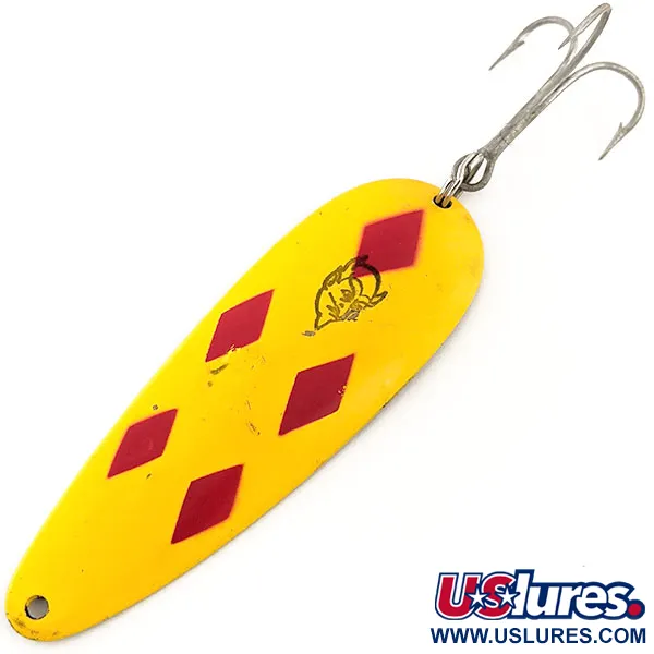 Vintage  Eppinger Dardevle, 1oz Five of Diamonds fishing spoon #18065