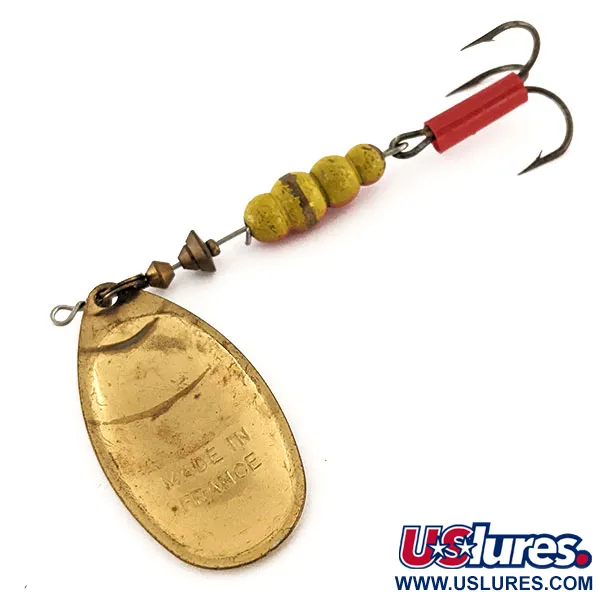 Vintage   Mepps Aglia 5, 1/2oz Brass spinning lure #11717