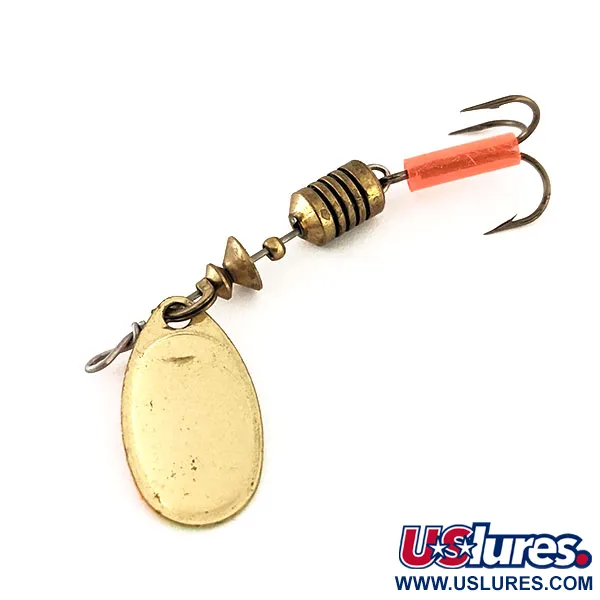 Vintage   Mepps Aglia 1, 1/8oz Orange / Chartreuse spinning lure #11727