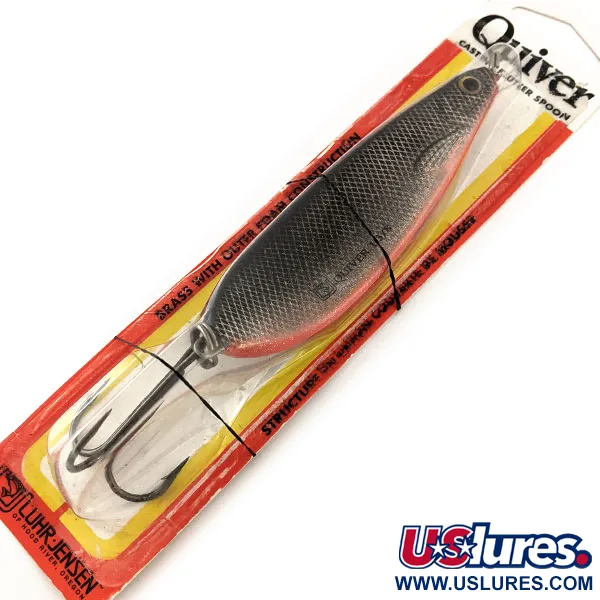   Luhr Jensen Quiver, 1 1/3oz Gray / Orange fishing lure #11781