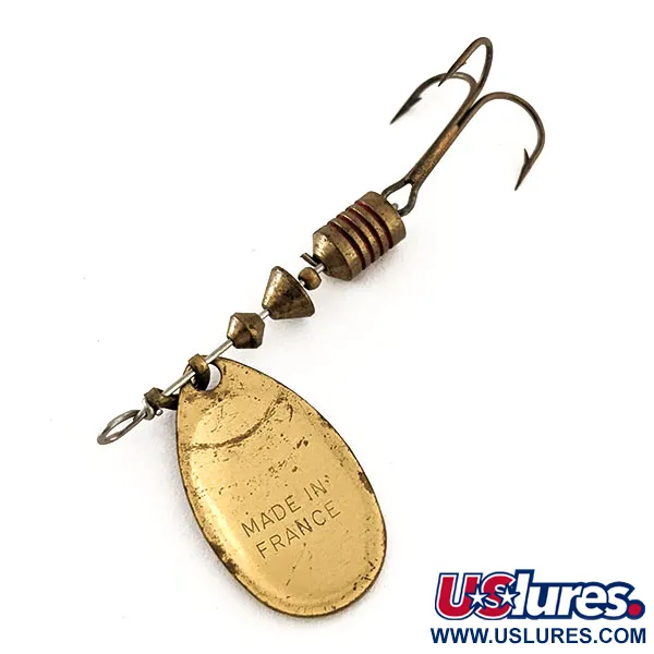 Vintage   Mepps Aglia 2, 3/16oz Brass spinning lure #11814