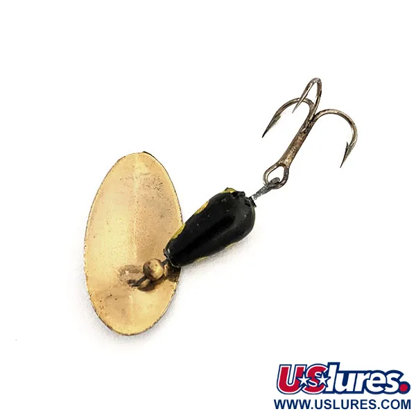Vintage   Panther Martin 4 Con Punti, 1/8oz Black / Yellow spinning lure #11834