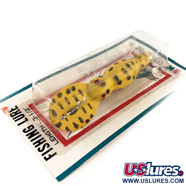   Kmart Kresge #380, 1/3oz Yellow / Red fishing lure #11837