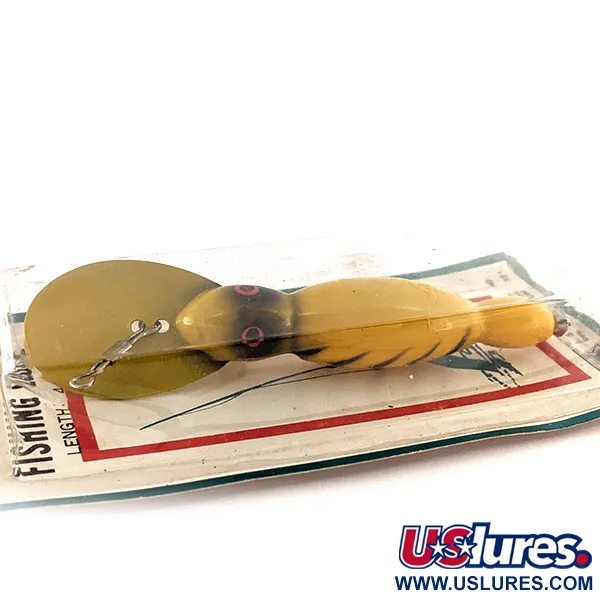   Kmart Kresge #381, 1/2oz Yellow / Black fishing lure #11891