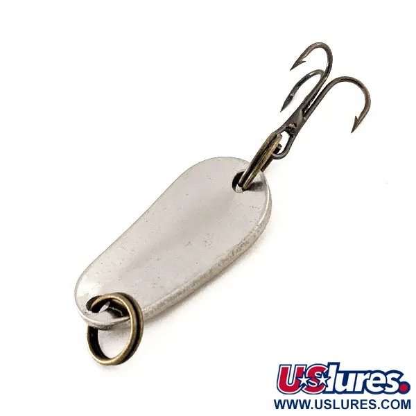 Vintage   Luhr Jensen Luhr’s wobbler , 3/16oz Hammered Steel fishing spoon #11958