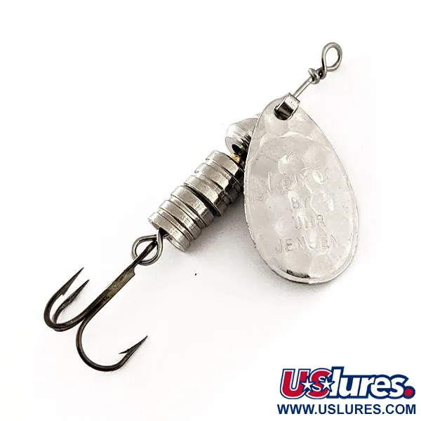 Vintage   Luhr Jensen Metric , 3/16oz Nickel spinning lure #11960