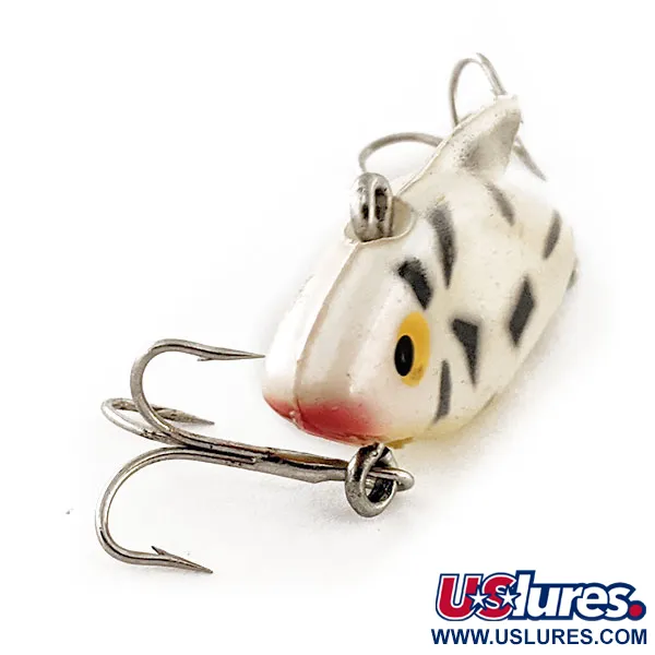 Vintage   Kmart Kresge #41, 3/16oz White / Black fishing lure #12013