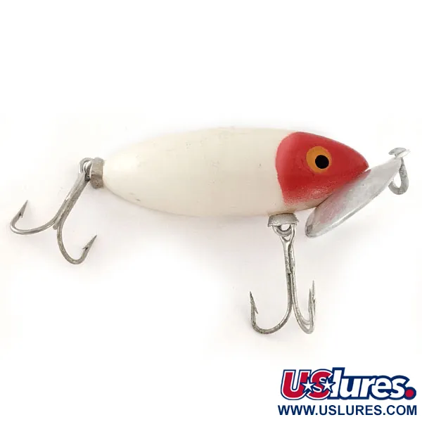 Vintage   Kmart Kresge #304, 1/4oz Red / White fishing lure #12015