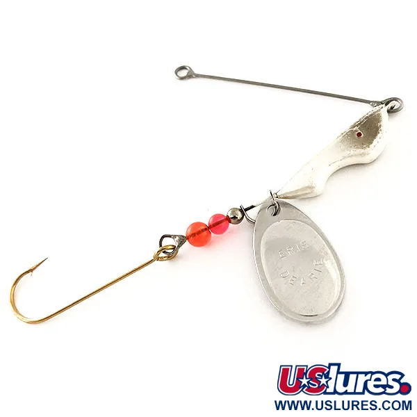 Vintage   Erie Dearie Walleye Killer, 1/2oz Nickel spinning lure #12120