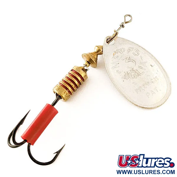 Vintage   Mepps Aglia 3, 1/4oz Silver spinning lure #12121