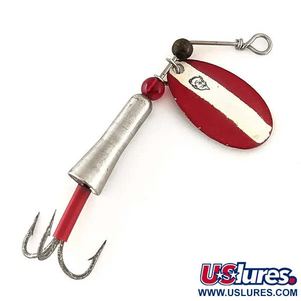 Vintage  Eppinger Dardevle Osprey Notangle Spinner, 3/16oz Red / White / Nickel spinning lure #12200