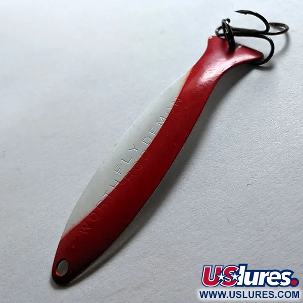 Vintage   Worth Fly Rod Demon, 3/32oz  fishing spoon #12273