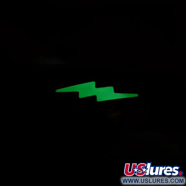   Bay de Noc Do-Jigger #3, 1/3oz nickel/white UV fishing spoon #20259