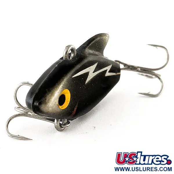 Vintage   Kmart Kresge #41, 3/16oz Black / Silver fishing spoon #12455