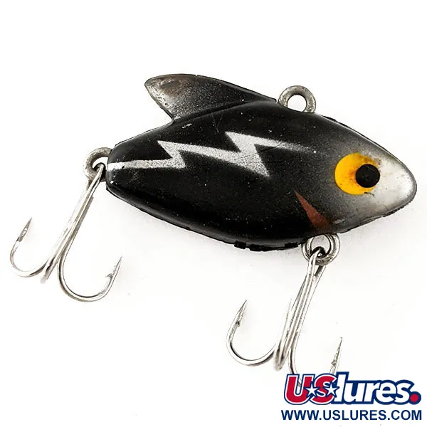 Vintage   Kmart Kresge #41, 3/16oz Black / Silver fishing spoon #12455