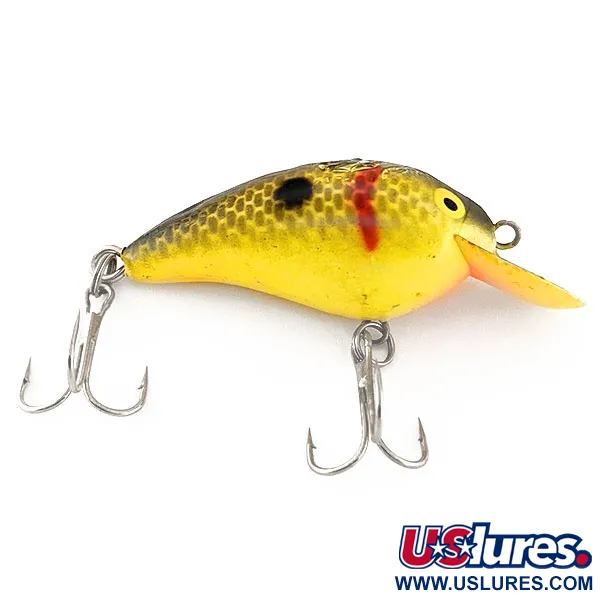 Vintage   Kmart Kresge #K03 UV, 1/4oz Yellow / Black fishing spoon #12458