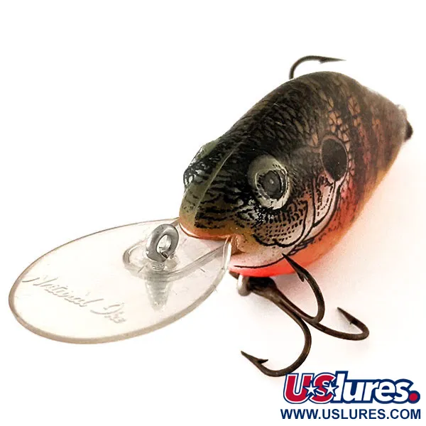 Vintage  Lazy Ike Natural Ike, 1/3oz Perch fishing lure #12465