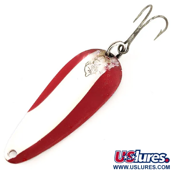 Vintage  Eppinger Dardevle Imp, 2/5oz Red / White / Nickel fishing spoon #12514