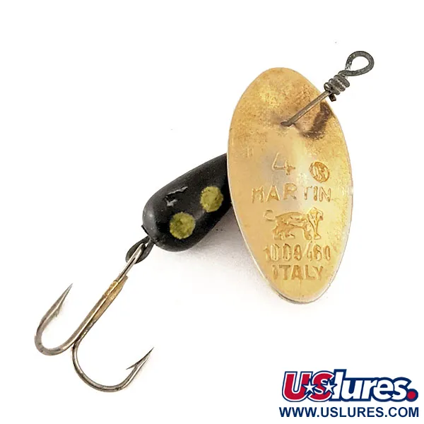 Vintage   Panther Martin 4, 1/8oz Gold spinning lure #12523