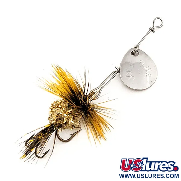 Vintage   Joe's Flies 1, 1/32oz Nickel spinning lure #12544