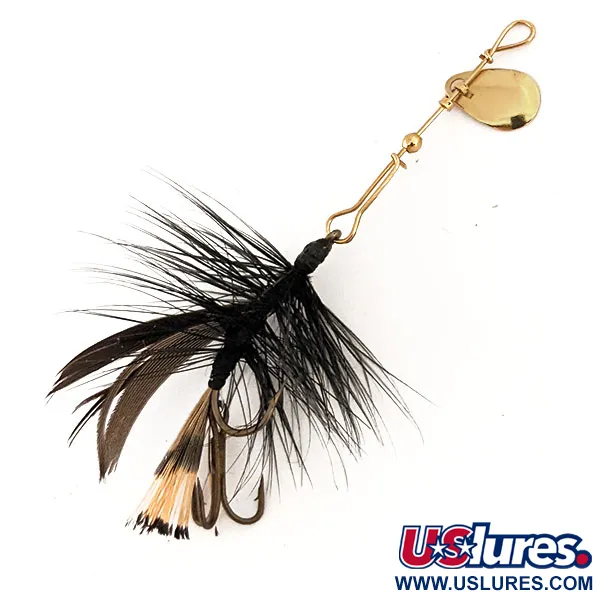 Vintage   Joe's Flies, 1/32oz Gold spinning lure #12548