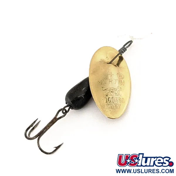 Vintage   Panther Martin 4, 1/8oz Gold spinning lure #12603
