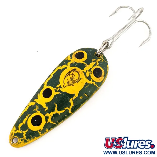 Vintage  Eppinger Dardevle Rok't Imp, 3/4oz Frog fishing spoon #12704