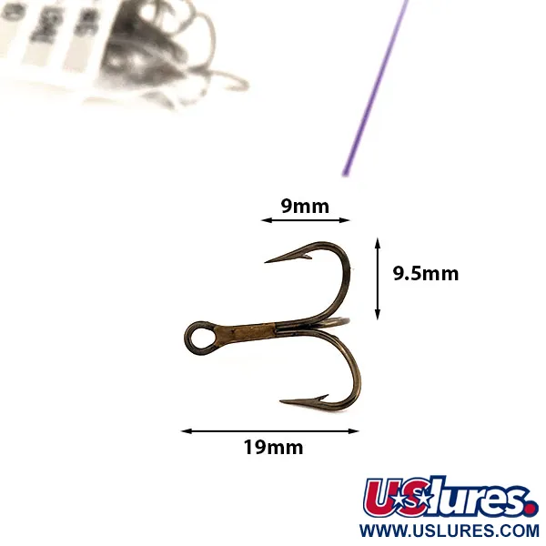   Treble Hook Eagle Claw #6 L941,  Bronze (Brass) fishing #12742