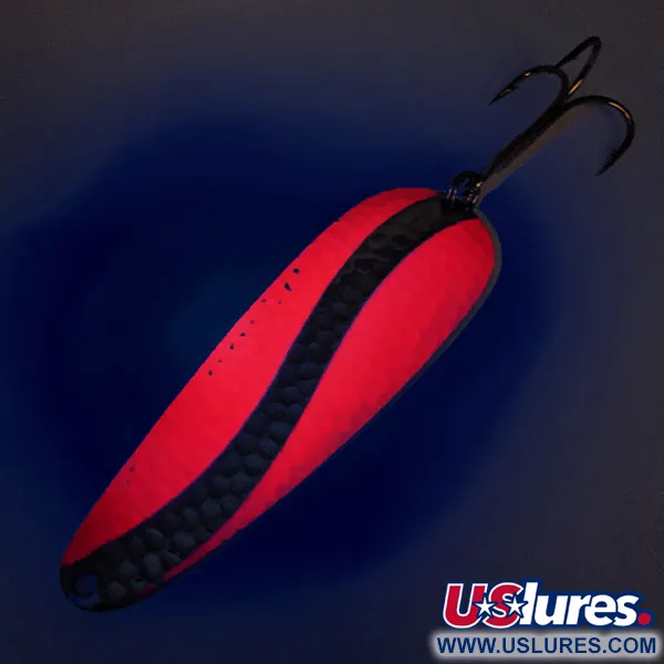   Worth Chippewa Steel Spoon UV, 1oz nickel/pink UV fishing spoon #19955
