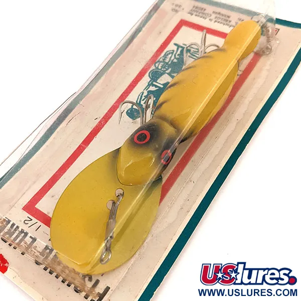   Kmart Kresge #381, 1/2oz Yellow / Black fishing lure #12771