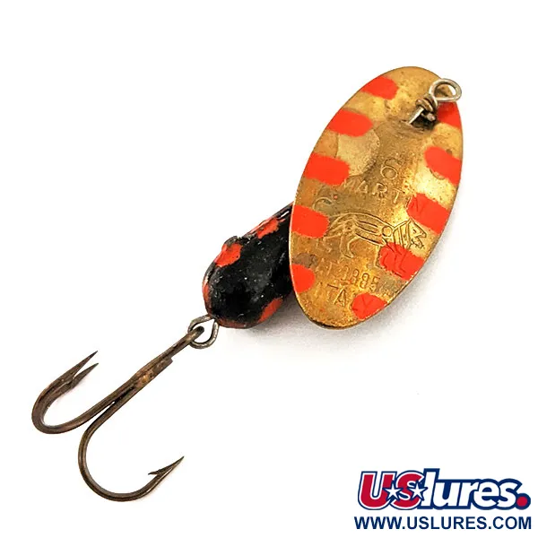 Vintage   Panther Martin 6 con Punti, 3/16oz Gold / Red spinning lure #12797
