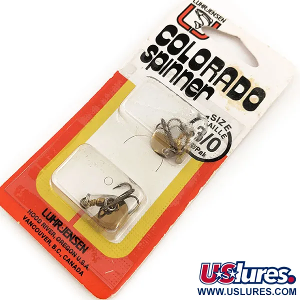   Luhr Jensen Colorado Spinner #3, 1/32oz Nickel/gold spinning lure #17637