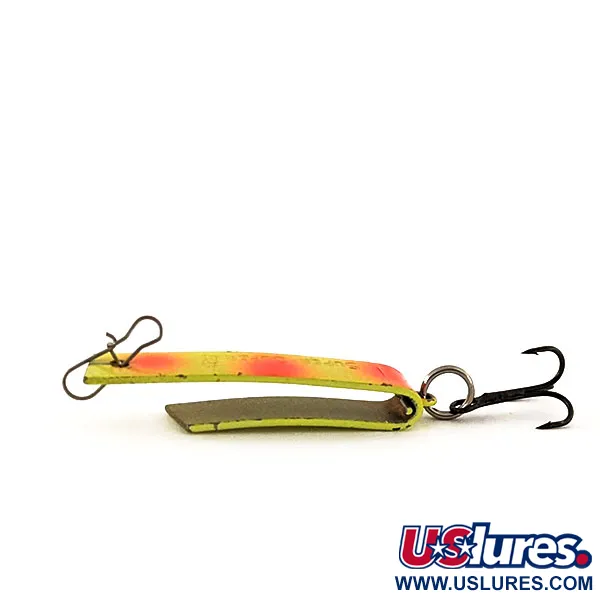 Vintage  South Bend Super-Duper 503 UV, 1/8oz Red / Yellow fishing spoon #12941