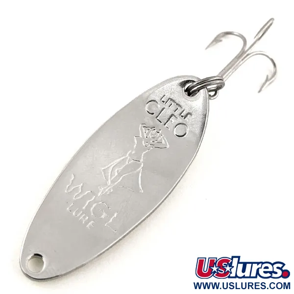  Seneca Little Cleo (Hula Girl) UV, 1/3oz Nickel / Red / Yellow fishing spoon #12957