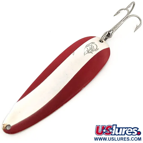 Vintage  Eppinger Dardevle, 1oz Red / White / Nickel fishing spoon #12981