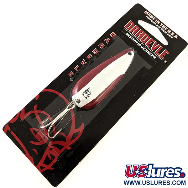  Eppinger Dardevle Imp, 2/5oz Red / White / Nickel fishing spoon #12988