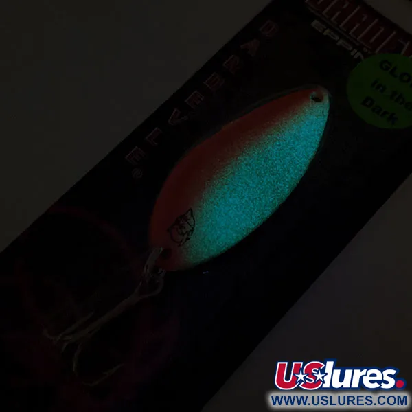  Eppinger ​Dardevle Devle-Dog Glow, 1/2oz Glow Orange fishing spoon #17532
