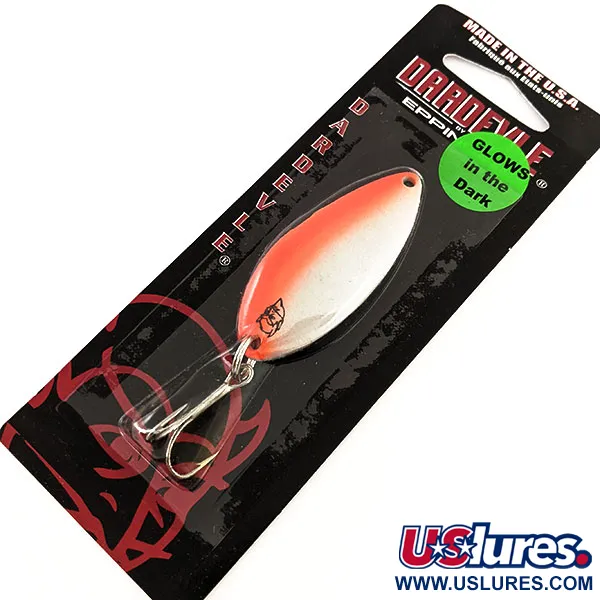  Eppinger ​Dardevle Devle-Dog Glow, 1/2oz Glow Orange fishing spoon #17532